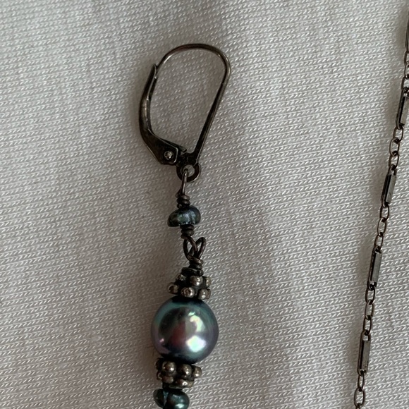 💕Sterling Silver and Pearl Lenni Navarro Necklace - Picture 6 of 7